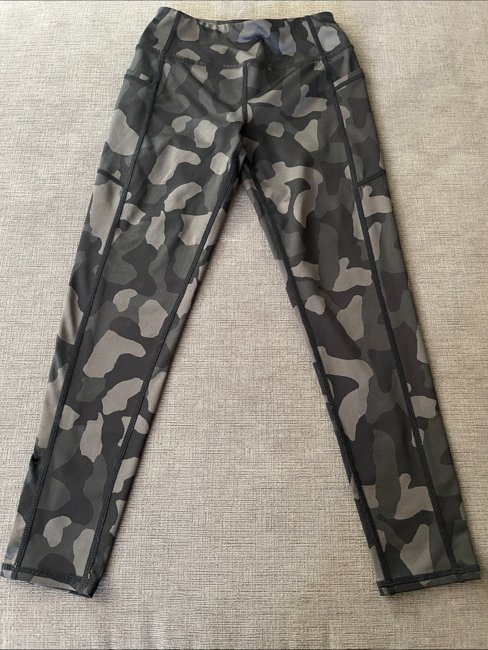 Zella Camo Athletic Leggings Girls Size S